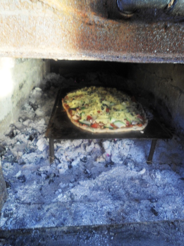 Baking Pizza in the Boiler