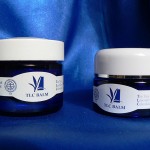 TLC Balm in 50g and 30g Blue Glass Jars